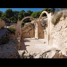 Die Überreste einer Kirche